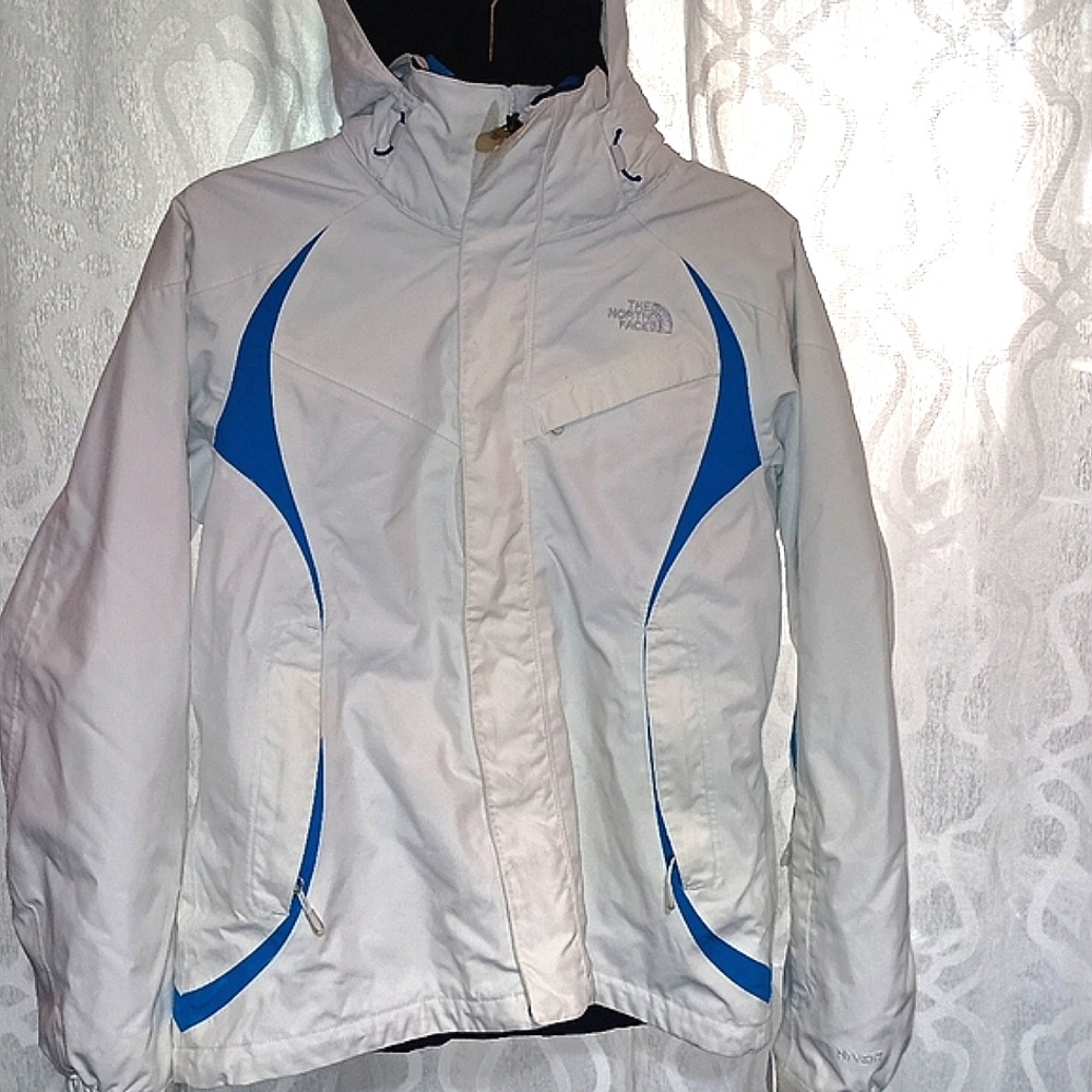 White and Blue Nike Jacket